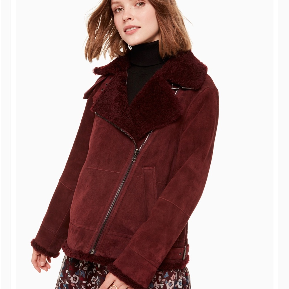 Kate spade shearling coat
